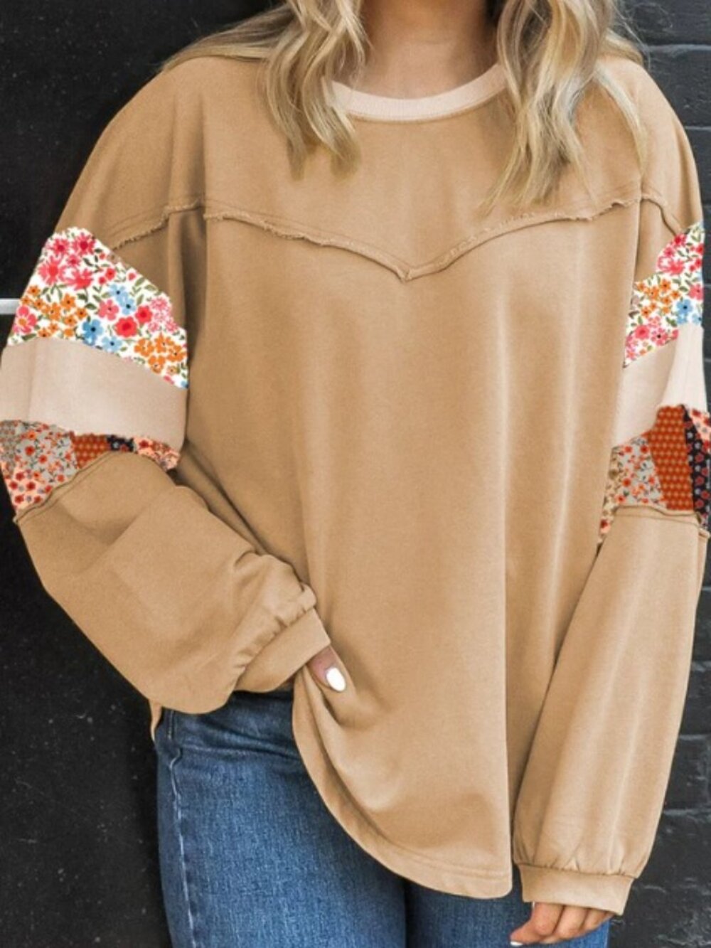Patchwork Boho Pullover